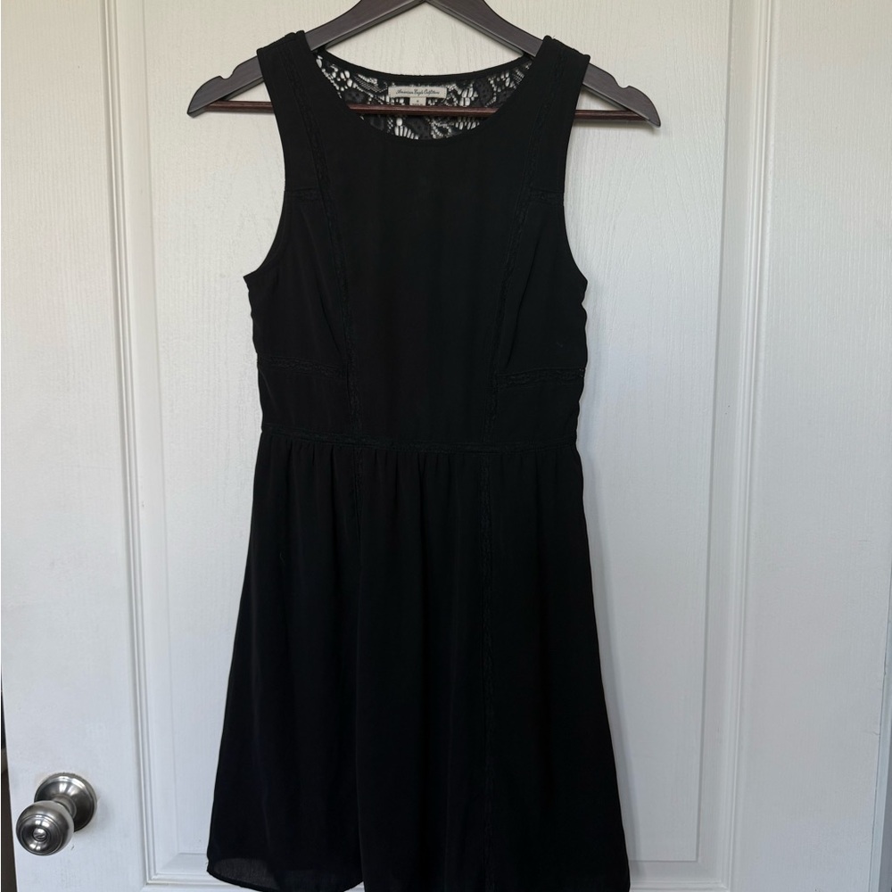 AE lace back a line dress